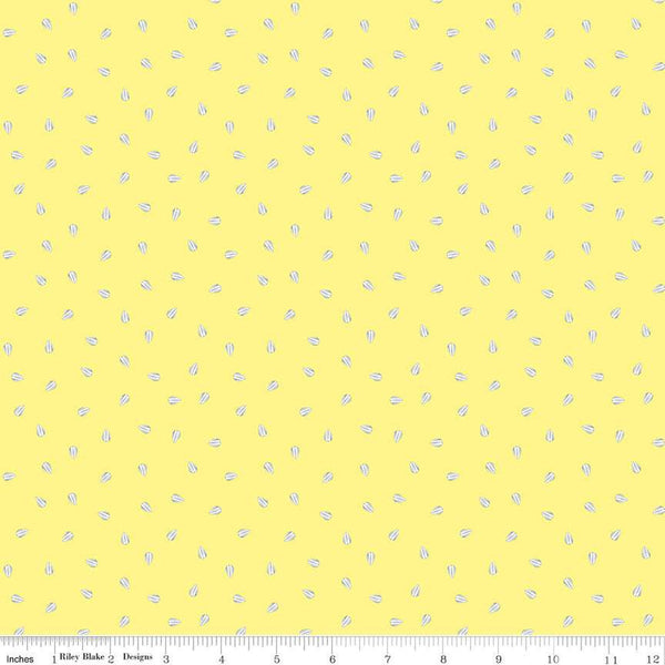 SALE Sunny Skies Seeds C14637 Sun - Riley Blake Designs - Sunflower Seeds - Quilting Cotton Fabric