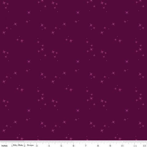 Little Witch Spider Dots C14566 Purple - Riley Blake Designs - Spiders Dot Dotted Tone-on-Tone  - Quilting Cotton Fabric