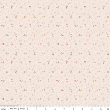 SALE Autumn Berries C14652 Latte - Riley Blake Designs - Lori Holt - Floral Flowers - Quilting Cotton Fabric