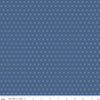 DEAL Autumn Stitch C14658 Denim - Riley Blake Designs - Lori Holt - Geometric - Quilting Cotton Fabric