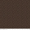 SALE Autumn Sprig C14663 Raisin - Riley Blake Designs - Lori Holt - Leaves Dots - Quilting Cotton Fabric