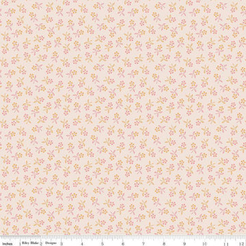 DEAL Autumn Perennial C14664 Latte - Riley Blake Designs - Lori Holt - Floral Flowers - Quilting Cotton Fabric