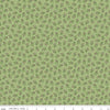 Fat Quarter End of Bolt - SALE Autumn Perennial C14664 Lettuce - Riley Blake Designs - Lori Holt - Floral Flowers - Quilting Cotton Fabric