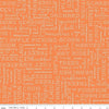 SALE Autumn Words C14667 Pumpkin - Riley Blake Designs - Lori Holt - Fall Text - Quilting Cotton Fabric
