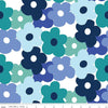 SALE Copacetic Main C14680 Blueberry - Riley Blake Designs - Floral Flowers - Quilting Cotton Fabric