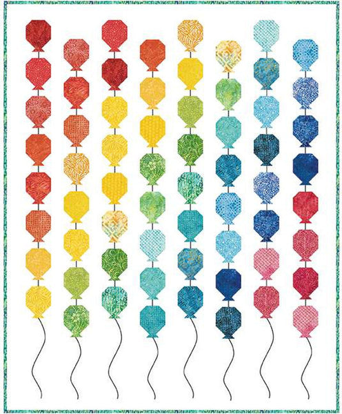 SALE Balloon Release Quilt PATTERN P177 by Jennifer Long - Riley Blake Designs - Instructions Only - 10" Stacker Friendly