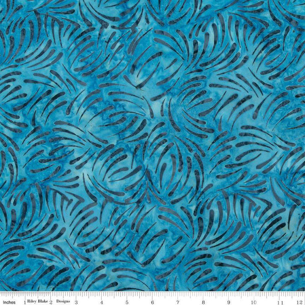 SALE Batiks Expressions That Summer Feelin' BTHH1221 Poseidon - Riley Blake Designs - Hand-Dyed Tjaps Print - Quilting Cotton