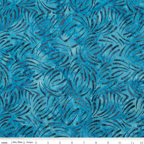 Batiks Expressions That Summer Feelin' BTHH1221 Poseidon - Riley Blake Designs - Hand-Dyed Tjaps Print - Quilting Cotton