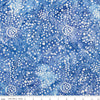 SALE Batiks Expressions That Summer Feelin' BTAP1224 Bubbly Blue - Riley Blake Designs - Hand-Dyed Tjaps Print - Quilting Cotton