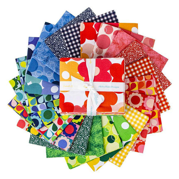 Copacetic Fat Quarter Bundle 21 pieces - Riley Blake Designs - Pre cut Precut - Quilting Cotton Fabric