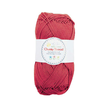 DEAL Lori Holt Chunky Thread STCT-32994 Schoolhouse - Riley Blake - 100% Cotton Sport Weight Yarn - 50 Grams Approx 140 Yards or 128 Meters