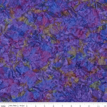 3-Yard Cut - SALE Batiks Expressions WIDEBACK BTWB258 Purple - 3-Yard Bundle - Riley Blake - 108"  - Quilting Cotton Fabric