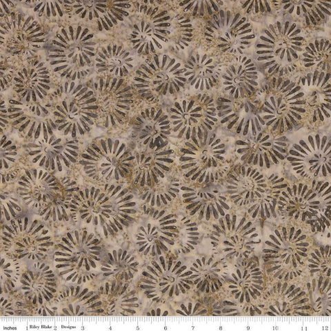 SALE Batiks Expressions Elementals BTHH557 Chocolate Milk - Riley Blake Designs - Hand-Dyed Tjap Print - Quilting Cotton Fabric