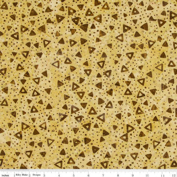 CLEARANCE Batiks Expressions Elementals BTHH553 Black & Tan - Riley Blake Designs - Hand-Dyed Tjap Print - Quilting Cotton Fabric