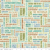Legends of the National Parks Names C13282 Cream - Riley Blake Designs - Text - Quilting Cotton Fabric