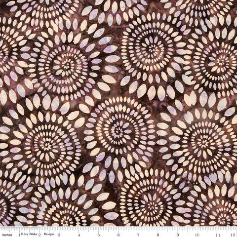 Batiks Expressions Dahlias BT23010 Organza - Riley Blake Designs - Hand-Dyed Tjaps Print - Quilting Cotton