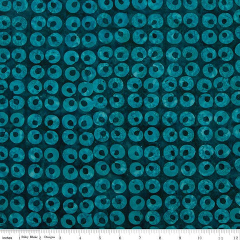 Batiks Expressions Bayou Blues BTHH Titanic - Riley Blake Designs - Hand-Dyed Tjaps Print - Quilting Cotton