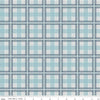 SALE Albion Plaid C14593 Blue - Riley Blake Designs - Blue/Cream Plaid - Quilting Cotton Fabric