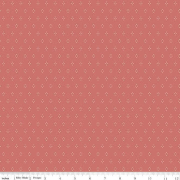 Albion Dots C14597 Rose - Riley Blake Designs - Clusters of Dots - Quilting Cotton Fabric