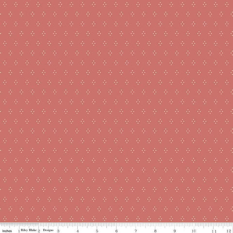 SALE Albion Dots C14597 Rose by Riley Blake Designs - Clusters of Dots - Quilting Cotton Fabric