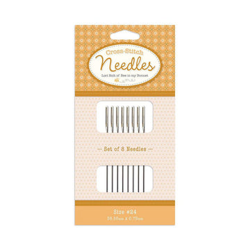 SALE Lori Holt Cross Stitch Needles Size 24 ST-34539 - Riley Blake Designs - Set of 8 (36.85mm x 0.75mm)