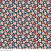 SALE BloomBerry Tiny Roses C14601 Midnight - Riley Blake Designs - Floral Flowers - Quilting Cotton Fabric