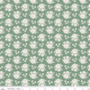 SALE BloomBerry Petite Flowers C14602 Green - Riley Blake Designs - Floral - Quilting Cotton Fabric