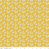 BloomBerry Flower Bed C14604 Yellow - Riley Blake Designs - Floral White Flowers - Quilting Cotton Fabric
