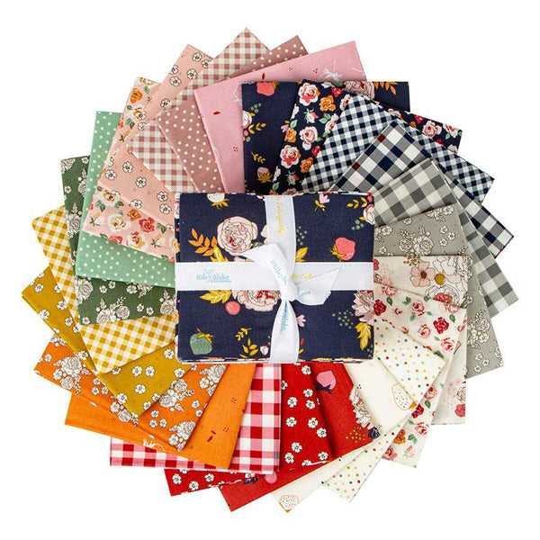 SALE BloomBerry Fat Quarter Bundle 24 pieces - Riley Blake Designs - Pre cut Precut - Floral - Quilting Cotton Fabric