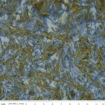 DEAL Batiks Expressions Hand-Dyes BTHH235 Medium Green Blue Multi - Riley Blake Designs - Hand-Dyed Print - Quilting Cotton Fabric