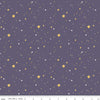 Sophisticated Halloween Stars C14623 Heather - Riley Blake Designs - Stars Dots - Quilting Cotton Fabric