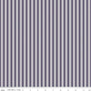 Sophisticated Halloween Ticking C14624 Heather - Riley Blake Designs - Purple/Cream Stripes Stripe Striped - Quilting Cotton Fabric