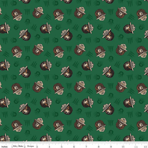 Only You Smokey Toss C14641 Forest - Riley Blake Designs - Smokey Bear Wildfire Prevention - Quilting Cotton Fabric - Licensed Product