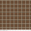 Only You Plaid C14645 Brown - Riley Blake Designs - Smokey Bear Fire Prevention - Quilting Cotton Fabric - Licensed Product