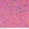 Fat Quarter End of Bolt - Batiks Expressions Hand-Dyes BTHH216 Pink Multi - Riley Blake Designs - Hand-Dyed Print - Quilting Cotton Fabric