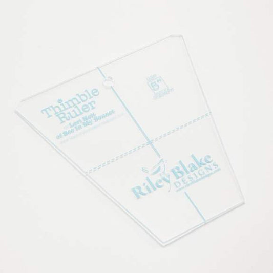 DEAL Lori Holt Thimble Ruler 5" STRULER-4236 - Riley Blake Designs - Acrylic 5" Squares Friendly