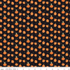 SALE Beggar's Night Pumpkins C14505 Black - Riley Blake Designs - Halloween - Quilting Cotton Fabric