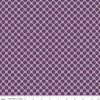 SALE Beggar's Night Bones C14507 Purple - Riley Blake Designs - Halloween Geometric Lattice - Quilting Cotton Fabric