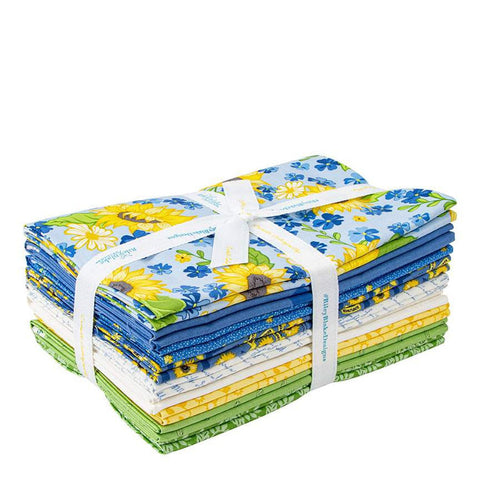 SALE Sunny Skies One-Yard Bundle Sky 9 Pieces - Riley Blake Designs - Pre cut Precut - One-Yard Bundle - Quilting Cotton Fabric