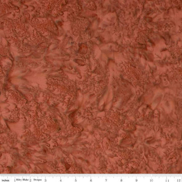 CLEARANCE Batiks Expressions Hand-Dyes BTHH195 Russet - Riley Blake Designs - Hand-Dyed Print - Quilting Cotton Fabric