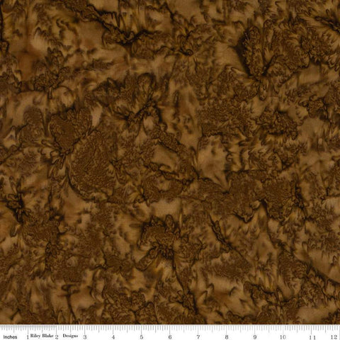 SALE Batiks Expressions Hand-Dyes BTHH191 Bark - Riley Blake Designs - Hand-Dyed Print - Quilting Cotton Fabric