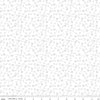 24" End of Bolt - Sunny Skies Vines C14635 White-on-White - Riley Blake Designs - Floral Leaves Flowers Tone-on-Tone -Quilting Cotton Fabric