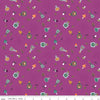 Little Witch Potions Magenta Purple Halloween Fabric - C14562 Riley Blake Quilting Cotton Fabric