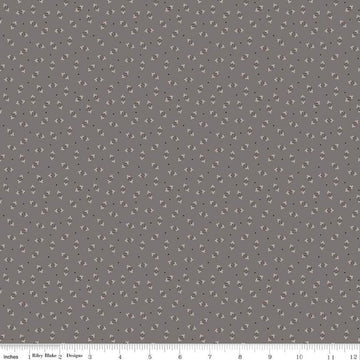 SALE Autumn Posey C14655 Milk Can - Riley Blake Designs - Lori Holt - Floral Flowers  - Quilting Cotton Fabric