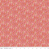 Autumn Bouquet C14656 Coral - Riley Blake Designs - Lori Holt - Floral Flowers  - Quilting Cotton Fabric