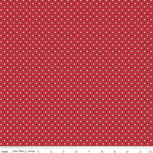 DEAL Autumn Dots C14657 Schoolhouse - Riley Blake Designs - Lori Holt - Dot Dotted - Quilting Cotton Fabric