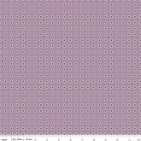 SALE Autumn Sunflowers C14666 Taffy by Riley Blake Designs - Lori Holt - Floral Flowers Circles - Quilting Cotton Fabric