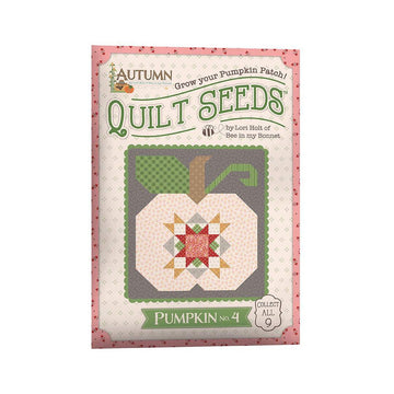 SALE Autumn Quilt Seeds PATTERN ST-35013 No. 4 - Lori Holt - Riley Blake - Instructions Only - Paper Pattern Included - Piecing Pumpkin