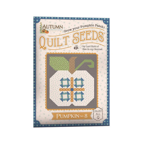 SALE Autumn Quilt Seeds PATTERN ST-35017 No. 8 by Lori Holt - Riley Blake - Instructions Only - Paper Pattern Included - Piecing Pumpkin