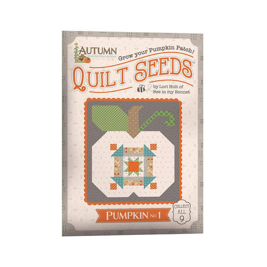 SALE Autumn Quilt Seeds PATTERN ST-35010 No. 1 - Lori Holt - Riley Blake - Instructions Only - Paper Pattern Included - Piecing Pumpkin